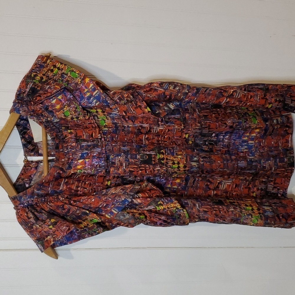 3.1 Phillip Lim Silk Ruffle Short Sleeve Blouse sz 4 Art To Wear